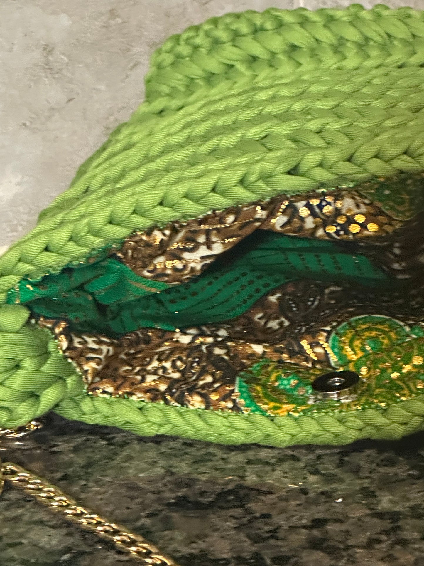 Green Medium Messenger Bag