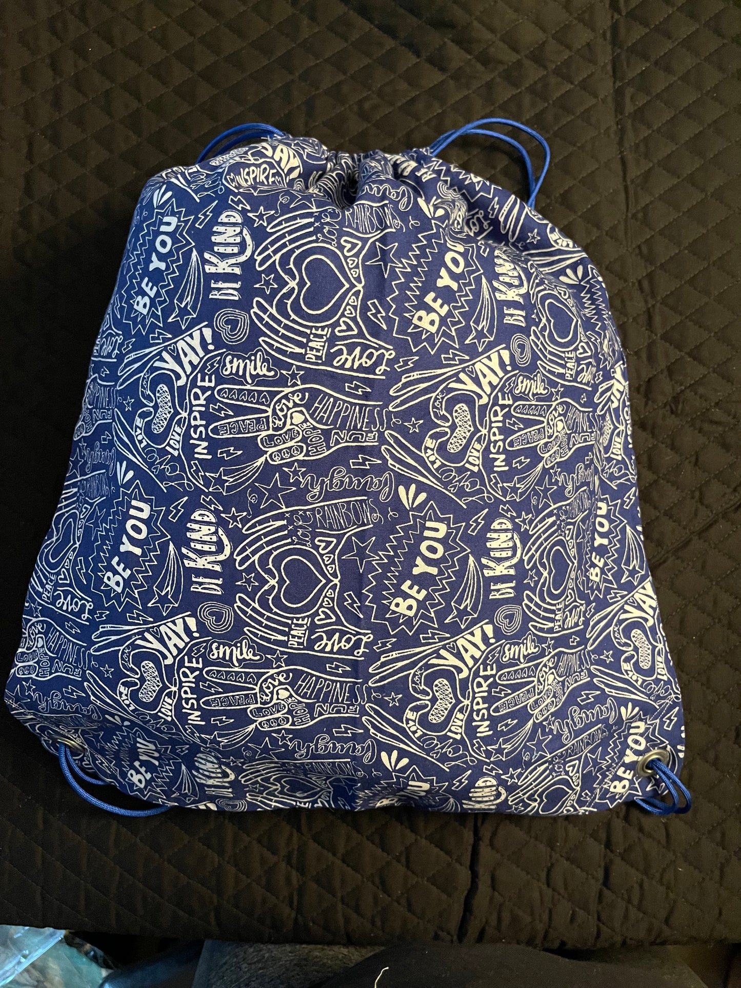 "Be You" extra-large drawstring bag