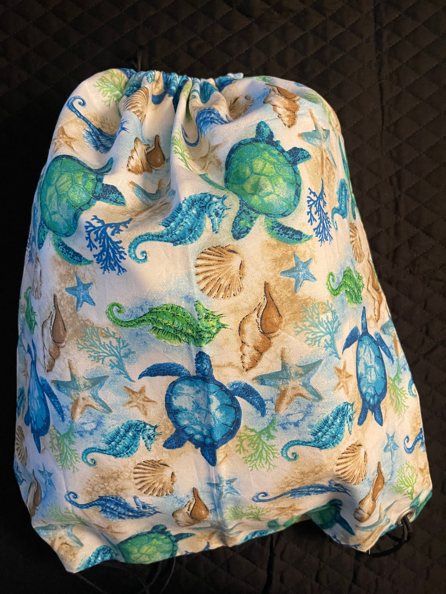 "Under the Sea" extra-large drawstring bag
